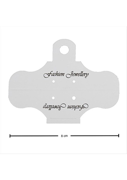 Allzey Kolye ve Set Kolye Kartı-Beyaz