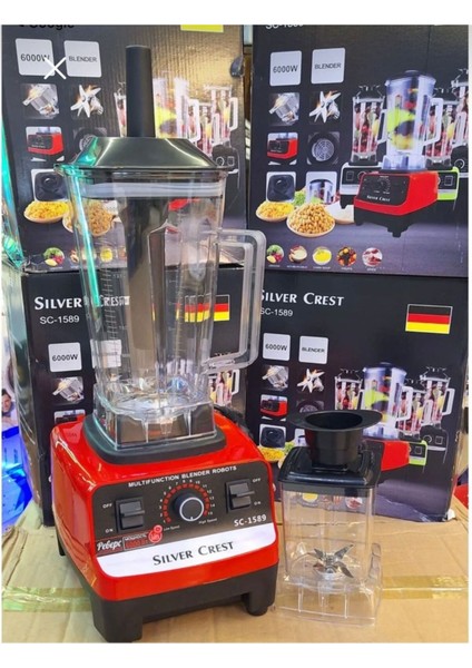 Profesyonel 6000W 2,5l Çift Sürahili Buz Kırıcı ve Öğütücü, Cafe ve Bar Kullanımı