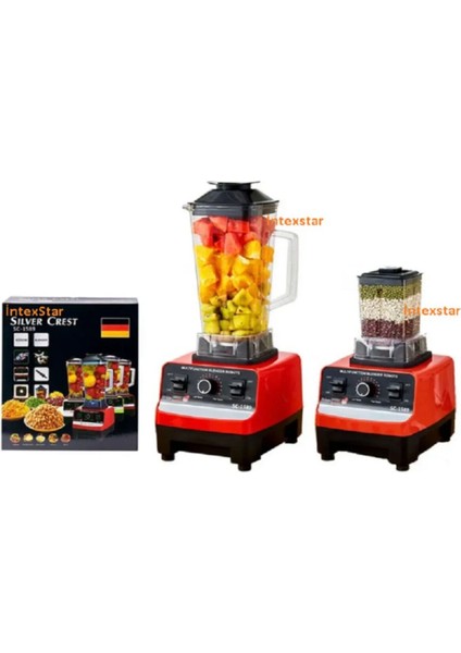 Profesyonel 6000W 2,5l Çift Sürahili Buz Kırıcı ve Öğütücü, Cafe ve Bar Kullanımı