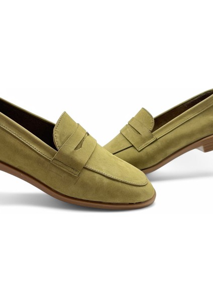 Kadın Hakiki Deri Loafer Günlük Ayakkabı Fabriano Süet modelleri