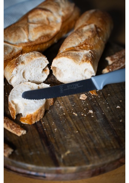 Gri Sebze Bıçağı – Tırtıklı, 22 Cm, Paslanmaz Alman Çeliği, Ergonomik Sap (Tekli) fiyatları