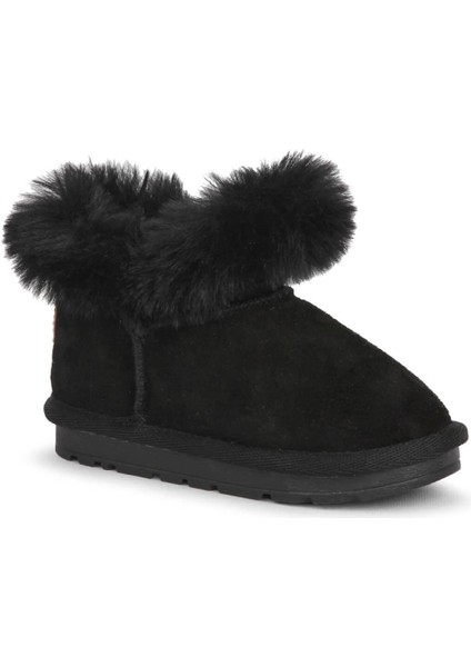 Slide BUCK3062-BH001 Kürklü Çocuk Botu - Siyah fiyatları