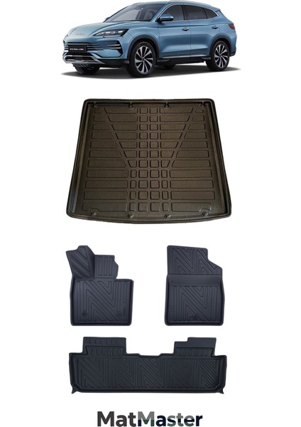 Byd Seal U Dm-I 2024 Model 5d Premium Ekstra Havuzlu Paspas ve Bagaj Havuzu Set