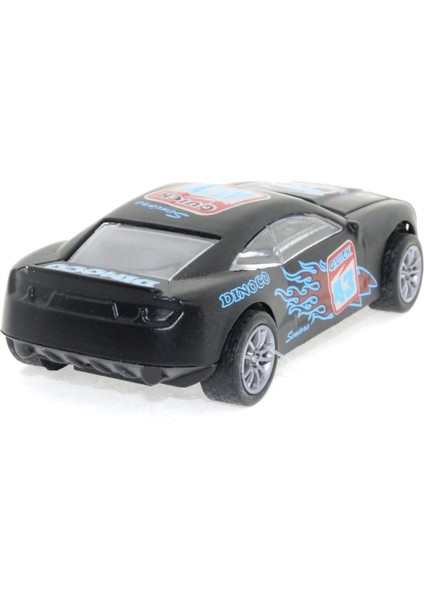 Die Cast Çek Bırak Metal Siyah Yarış Arabası 43 modelleri