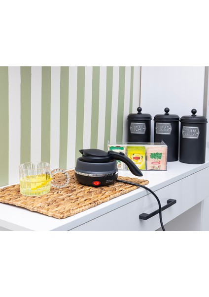 Katlanabilir 0,5l Seyahat Su Isıtıcı, 750W, Paslanmaz Çelik, Çok Renkli modelleri