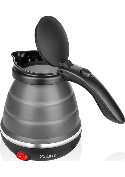 Katlanabilir 0,5l Seyahat Su Isıtıcı, 750W, Paslanmaz Çelik, Çok Renkli