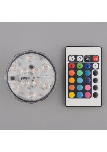 Su Geçirmez Kumandalı Renk Değiştiren Rgb Su Altı LED Lamba Spot
