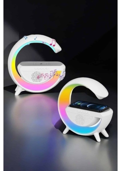 Zeroshop Android Uyumlu Akıllı Bluetooth Hoparlör Kablosuz Şarj Cihazı Standı indirimleri