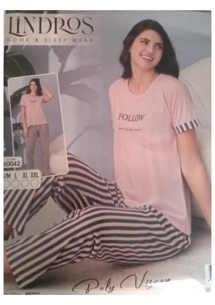Kadın Kısa Kollu Pijama Takımı