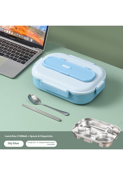 304 Paslanmaz Çelik Öğrenci Yalıtımlı Öğle Yemeği Kutusu (Yurt Dışından)