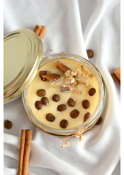 Kahve Çekirdekli Kahve Kokulu Mum, Hediyelik Mum