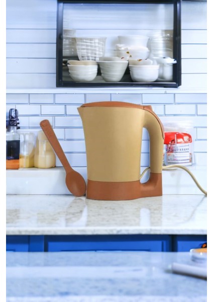 900 ml Elektrikli Su Isıtıcı, Kaşıklı, Bej, Çay ve Kahve Için Ideal fiyatları