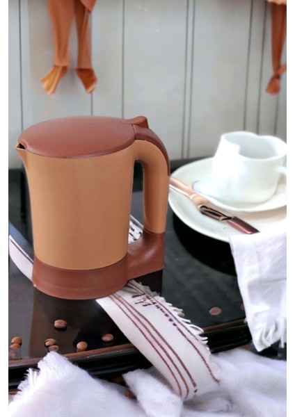 900 ml Elektrikli Su Isıtıcı, Kaşıklı, Bej, Çay ve Kahve Için Ideal modelleri