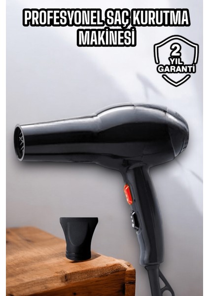 Zeroshop Tüm Saç Tiplerine Uygun, Iki Kademeli Hız Ayarlı Fön Makinesi