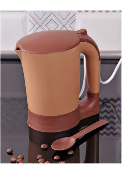 Beyaz Mini Elektrikli Su Isıtıcı ve Kahve Makinesi, Pratik Kullanım