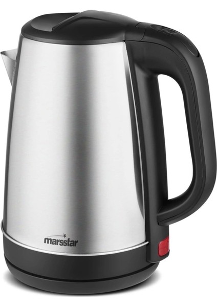 Çelik Su Isıtıcı Kettle 2,2 Lt, Şık ve Dayanıklı Mutfak Gereci