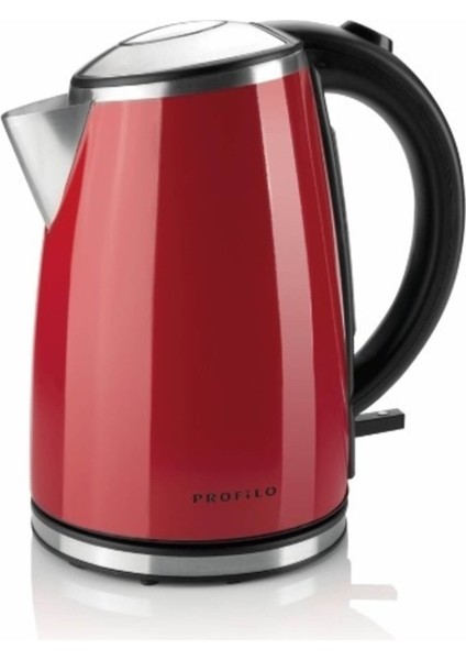 Kırmızı Renkli Elektrikli Su Isıtıcı, Hızlı ve Güvenli Kullanım