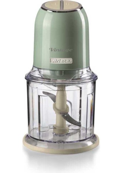 Yeşil Vintage Doğrayıcı ile Şık ve Fonksiyonel Mutfak Deneyimi