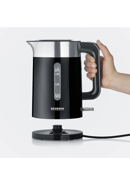 Siyah Su Isıtıcı, Şık ve Dayanıklı, Modern Tasarım, Evrekala Shop modelleri