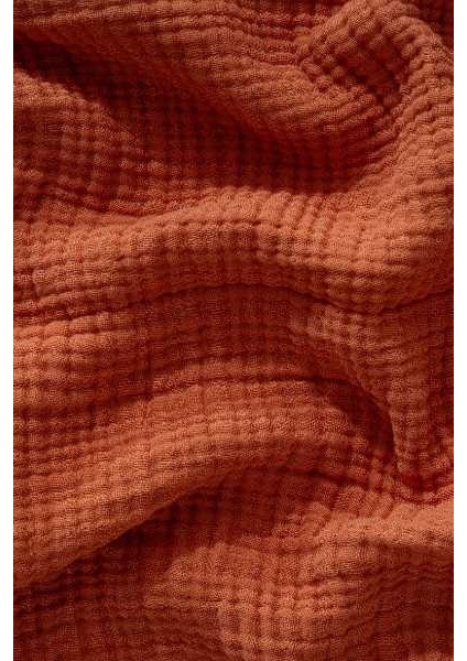 Müslin Yatak Örtüsü Ultra Yumuşak Yüksek Kaliteli 4 Kat Muslin Pike (Tek Kişilik (180X240 Cm)