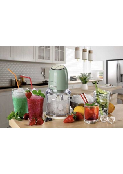 Yeşil Vintage Doğrayıcı ile Şık ve Fonksiyonel Mutfak Deneyimi fırsatları