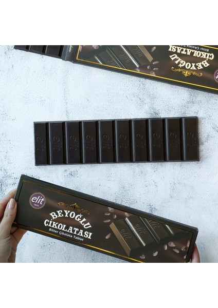 Meşhur Beyoğlu Çikolatası Bitter Tablet Çikolata 300g 2'li Set (2x300g) Glutensiz fırsatları