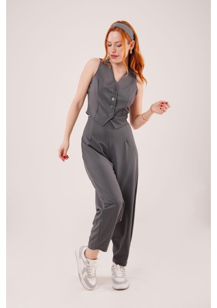 Havuç Kesim Gri Pantolon fırsatları