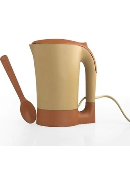 Kahverengi Küçük Su Isıtıcı, 0.60-0.90 Lt, Pratik Kullanım ve Şık Tasarım