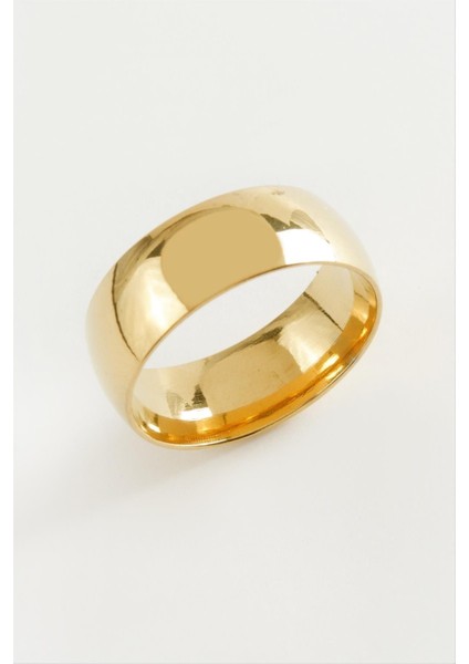 Allzey Alyans Lüks Çelik Yüzük 8 Mm-9 fiyatları