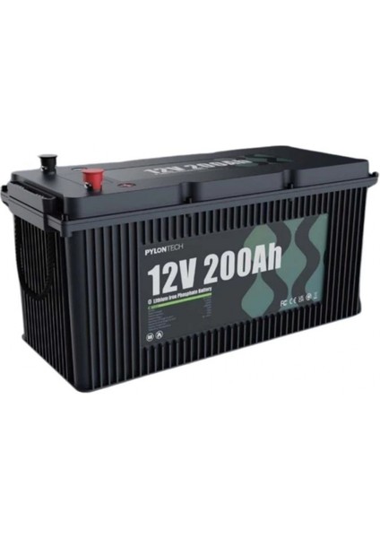 12V 200AH Lityum Akü Bluetooth Haberleşmeli Lifepo4