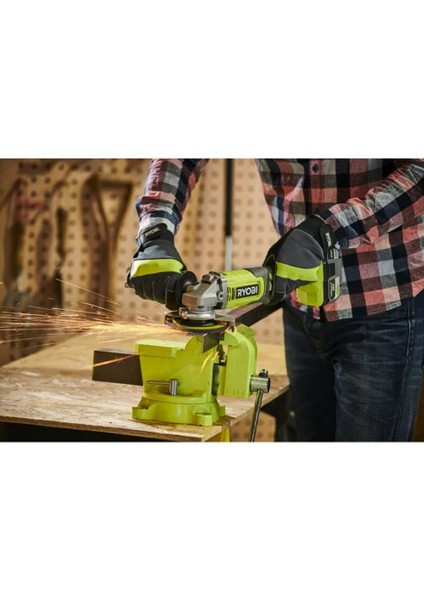 Ryobı RAG18125-0 Akülü Taşlama Makinesi One+ 125 mm - (Aküsüz) fırsatları