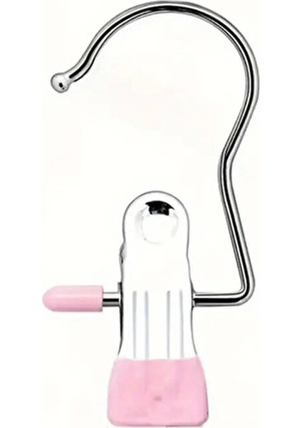 4'lü Çelik Paslanmaz Kancalı Klipsler Dayanıklı Metal Yapı ile Çok Renkli