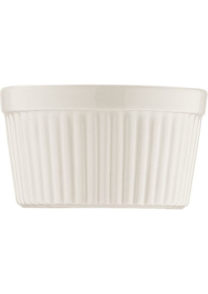 6'lı Optiva Rölyefli Sufle Kabı 210 cc 9 cm