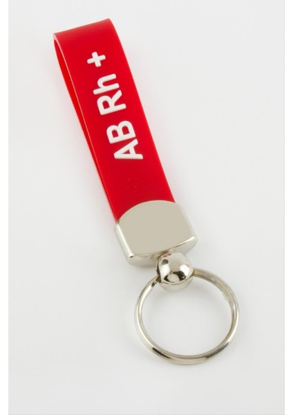 Msa-Shop Ab Rh Pozitif Kan Grubu Anahtarlık-Kırmızı