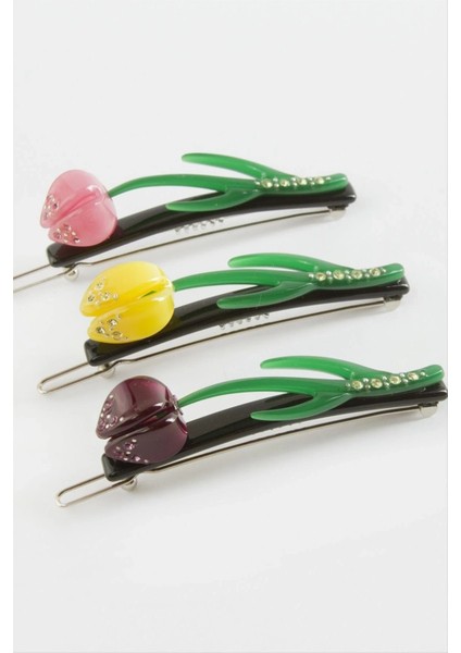 Buğz Gül Klipsli Toka