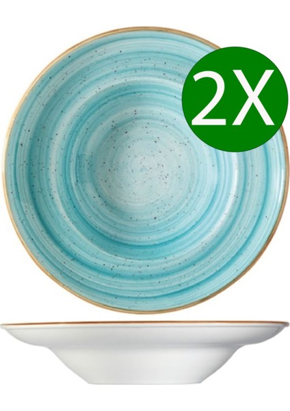 Aqua Gourmet Çukur Tabak 27 cm 2 'li