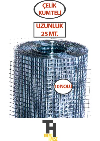 Çelik Kum Teli 25 Metre 10 Nolu fiyatları