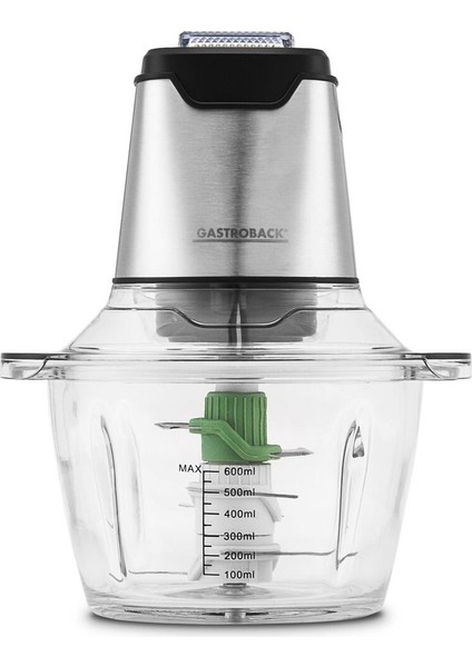 Mini Doğrayıcı Gri, Pratik ve Şık Mutfak Aleti