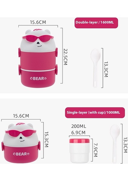 Güneş Gözlüğü Ayı Öğrenci Beslenme Çantası Mikrodalgada (Yurt Dışından) modelleri