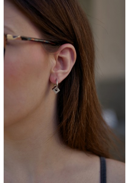 Küp Figürlü Halka Model Çiftlli Kadın Çelik Küpe fiyatları