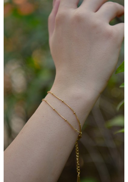 Çift Sıra Dorika Model Kadın Çelik Bileklik fiyatları