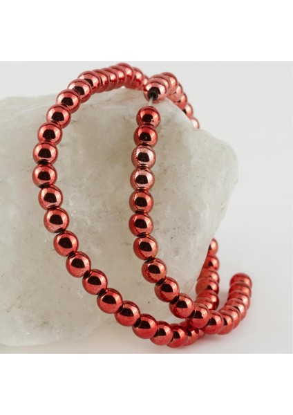 Allzey Hematit Taşı 6 Mm-Kırmızı modelleri