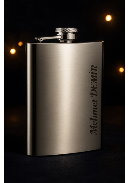 Kişiye Özel Paslanmaz Çelik Cep Matarası – 9 Oz Retro & Klasik Erkek Hediye fiyatları