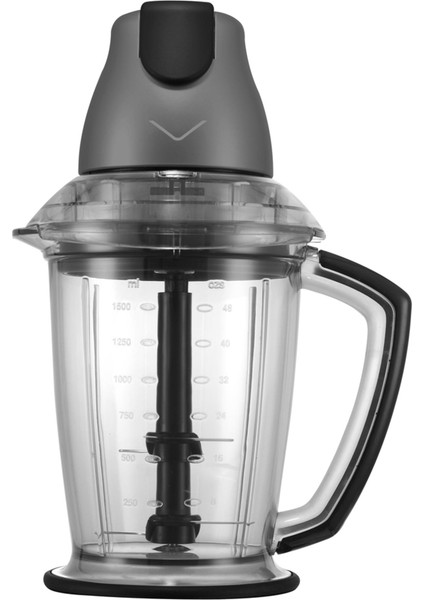 Siyah Maxi Dx 4 Bıçaklı Doğrayıcı, Pratik ve Şık Mutfak Cihazı