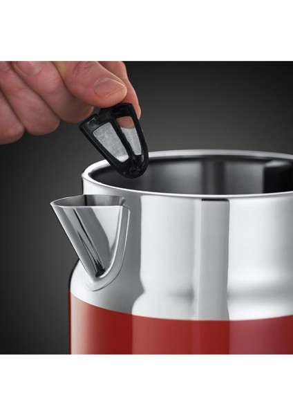 Retro Tasarımlı Kırmızı Elektrikli Su Isıtıcı, Şık ve Pratik Kullanım modelleri