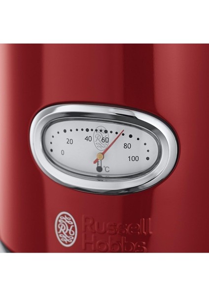 Retro Tasarımlı Kırmızı Elektrikli Su Isıtıcı, Şık ve Pratik Kullanım fırsatları