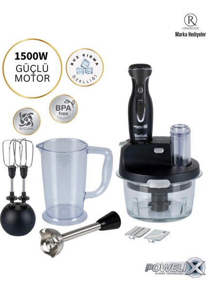 4 Bıçaklı 1500W Güçlü Cam Hazneli Çok Fonksiyonlu Mutfak Robotu