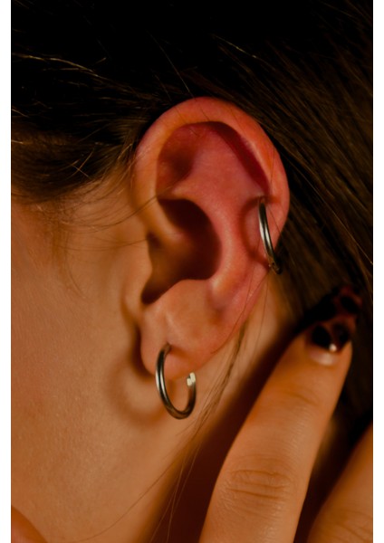 Çiftli Çelik Halka Küpe 18MM fiyatları