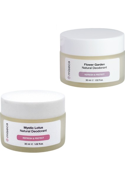 Ikili Doğal Deodorant Seti | Flower Garden - Mystic Lotus