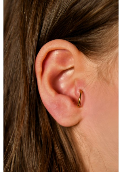 Gizli Kilit Yuvarlak Halka Piercing modelleri